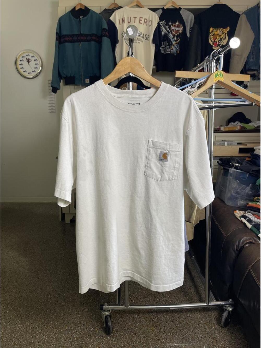 White Carhartt Workwear shirt